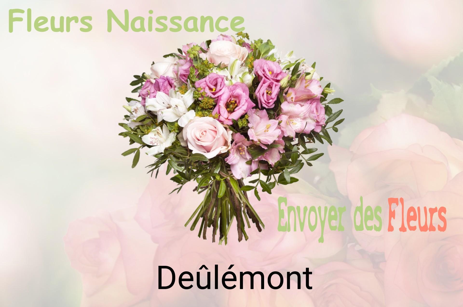 Bouquet de fleurs de naissance livré à Deûlémont