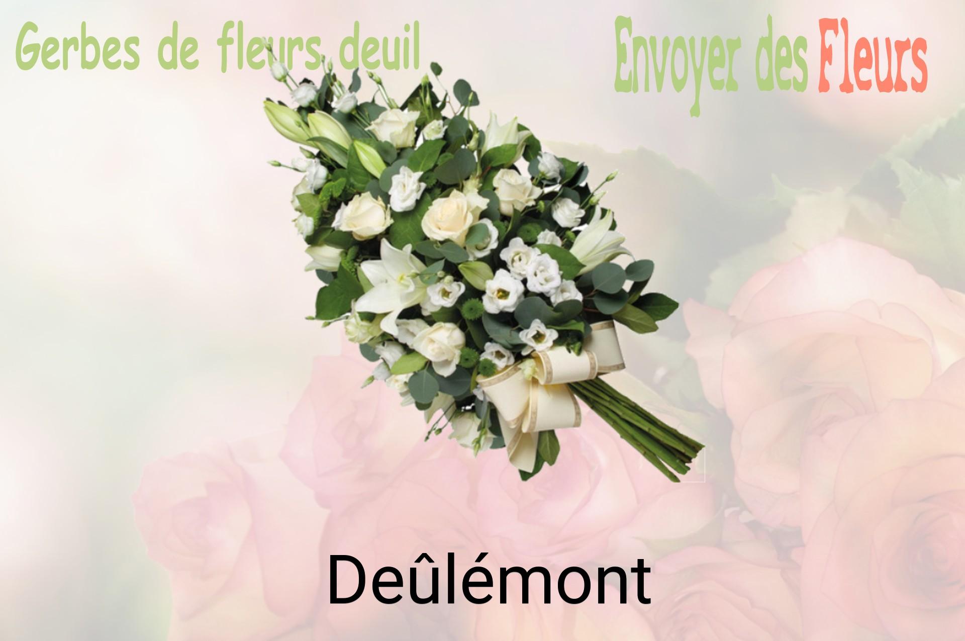 Gerbe de fleurs de deuil livrée à Deûlémont